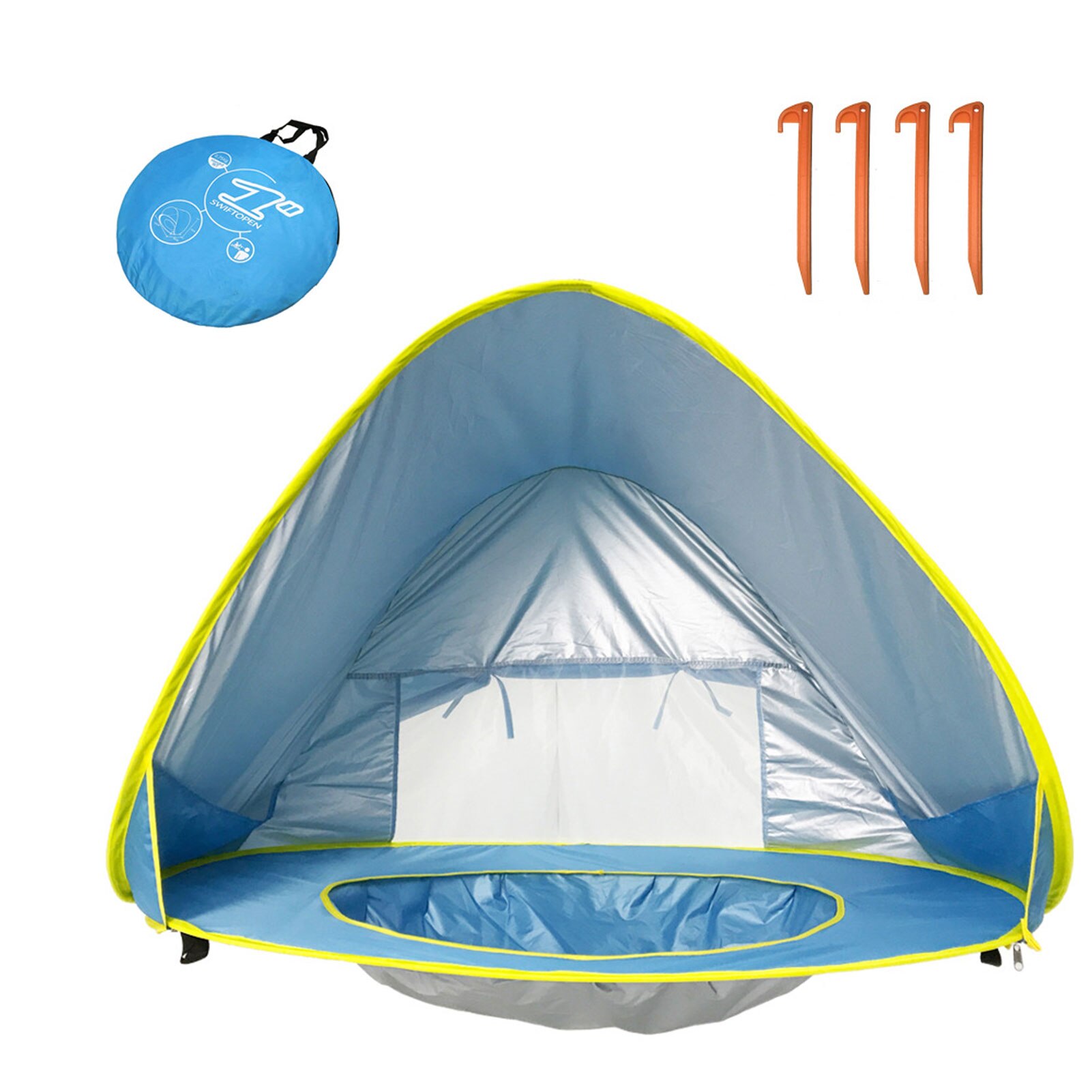 Cheap Goat Tents Waterproof Baby Beach Tent Pop Up Portable Shade Pool UV Protection Sun Shelter for Infant Kid Outdoor Camping Sunshade Beach   